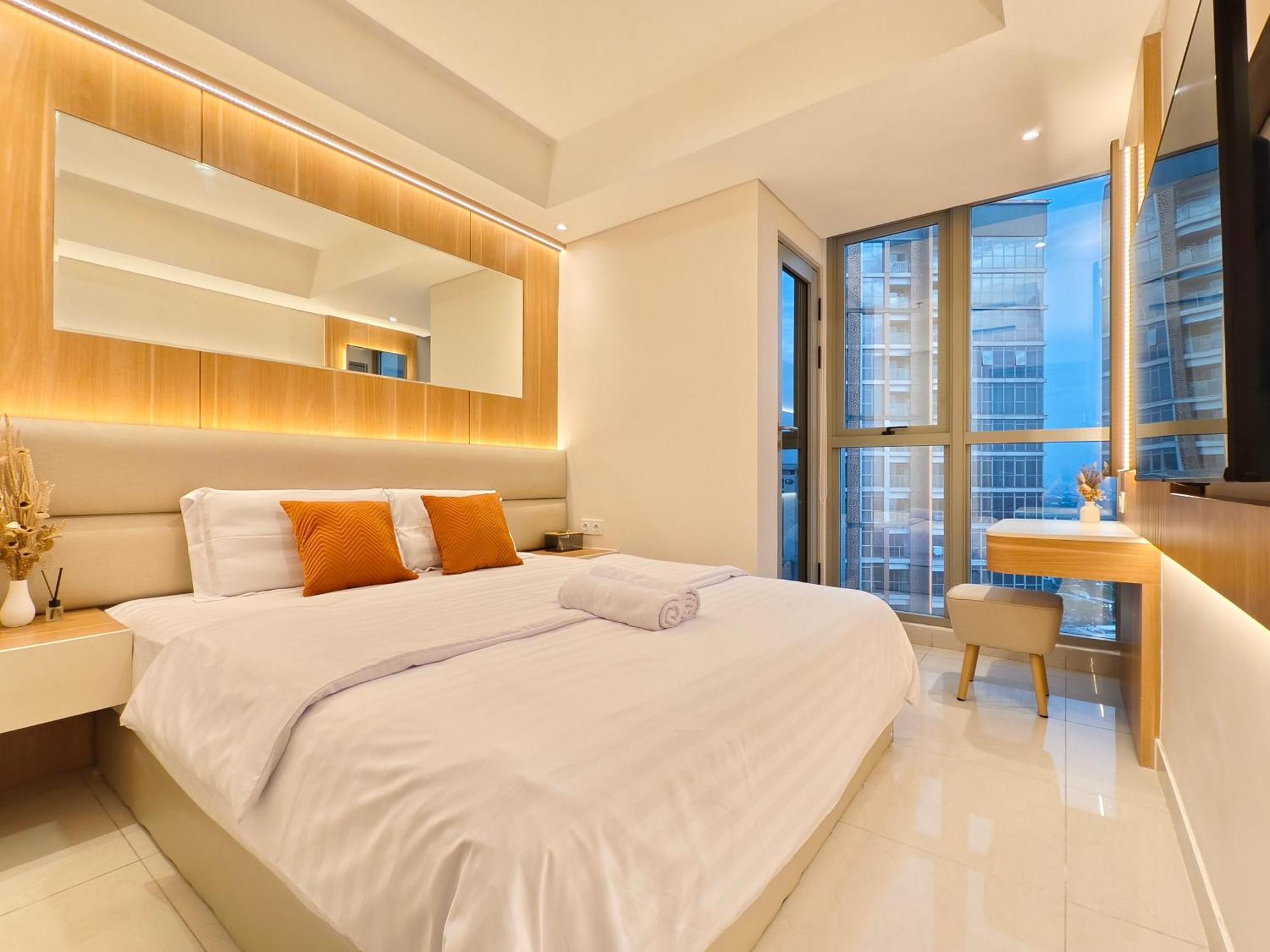 Studio Sea View Apartment At Gold Coast Pik By Mysweethome Джакарта Экстерьер фото